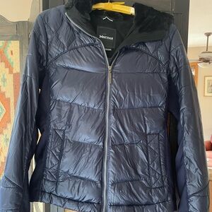 Marmot Women's Dark Blue Puffer Jacket